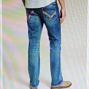 Buckle Black Men's straight relaxed stretch jeans, 36L